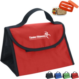 Container and Polyester Lunch Bag Combo - HT3904