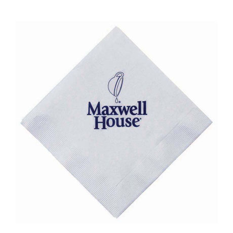 Product Photo 1 White Beverage Napkin, 3 Ply