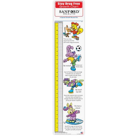 Product Photo 1 Stay Drug Free Growth Chart