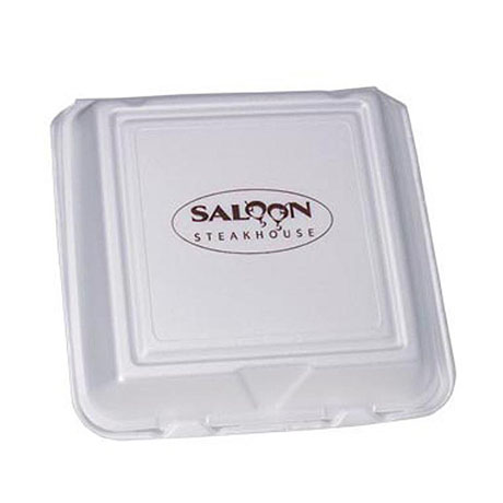 Product Photo 1 Divided Foam Hinged Take Out Container