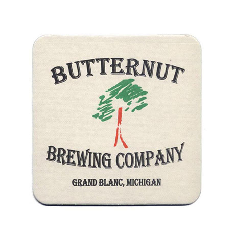 Product Photo 1 Natural Square Pulpboard Coaster, 110 pt.