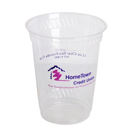 Product Photo 1 Biodegradable Clear Plastic Cup, 12oz.
