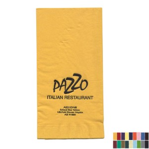 Colored Dinner Napkins, 1/8" Fold, 2 Ply - TN1100