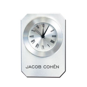 Metal-on-Glass Desk Clock - MY2370