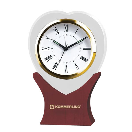 Product Photo 1 Heart-on-Wood Desk Clock