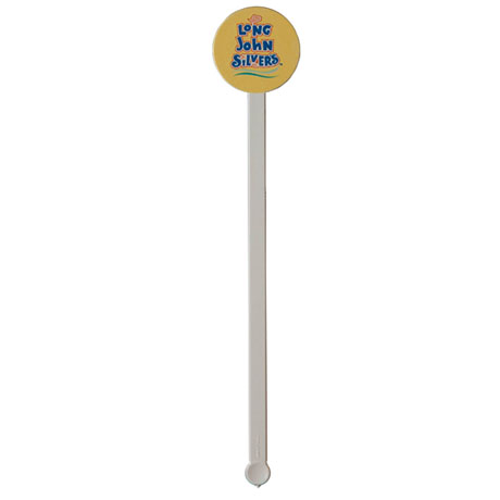 Product Photo 1 Round Plastic Drink Stirrer, 6"