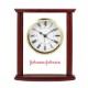 Columbia Wood & Glass Desk Clock