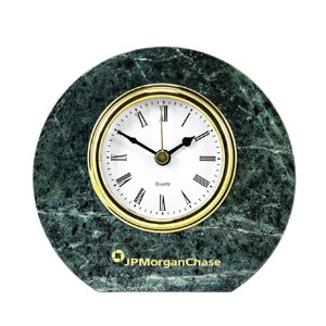 Round Marble Desk Clock - MY2445