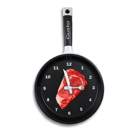 Product Photo 1 Sizzling Steak Wall Clock