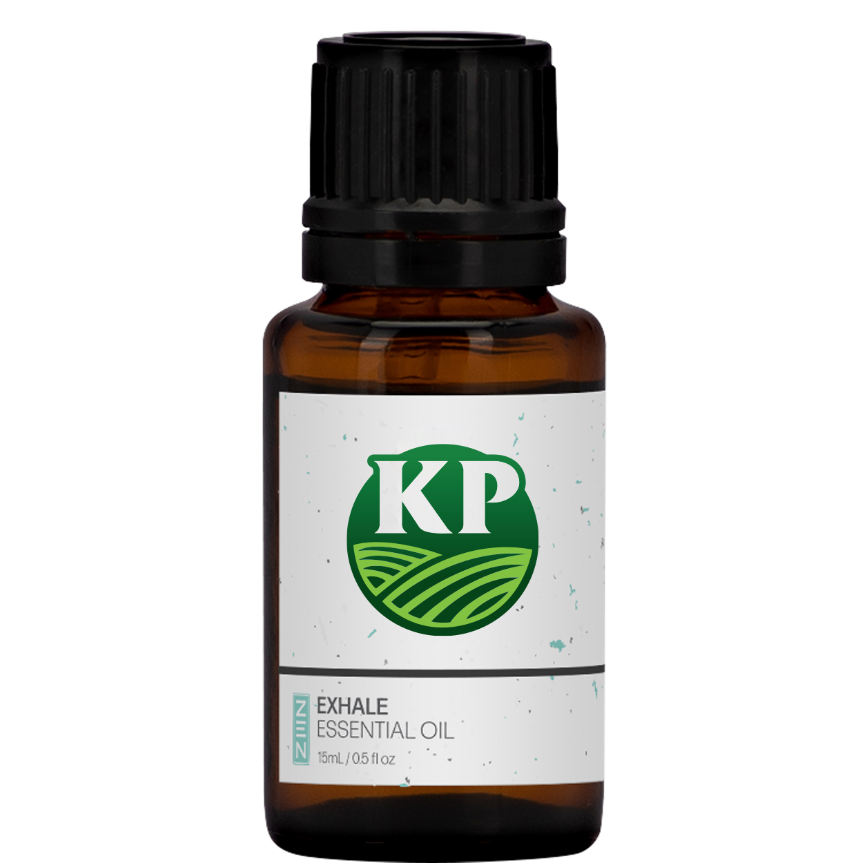 Product Photo 1 Exhale Essential Oil Amber Dropper Bottle, 15ml.