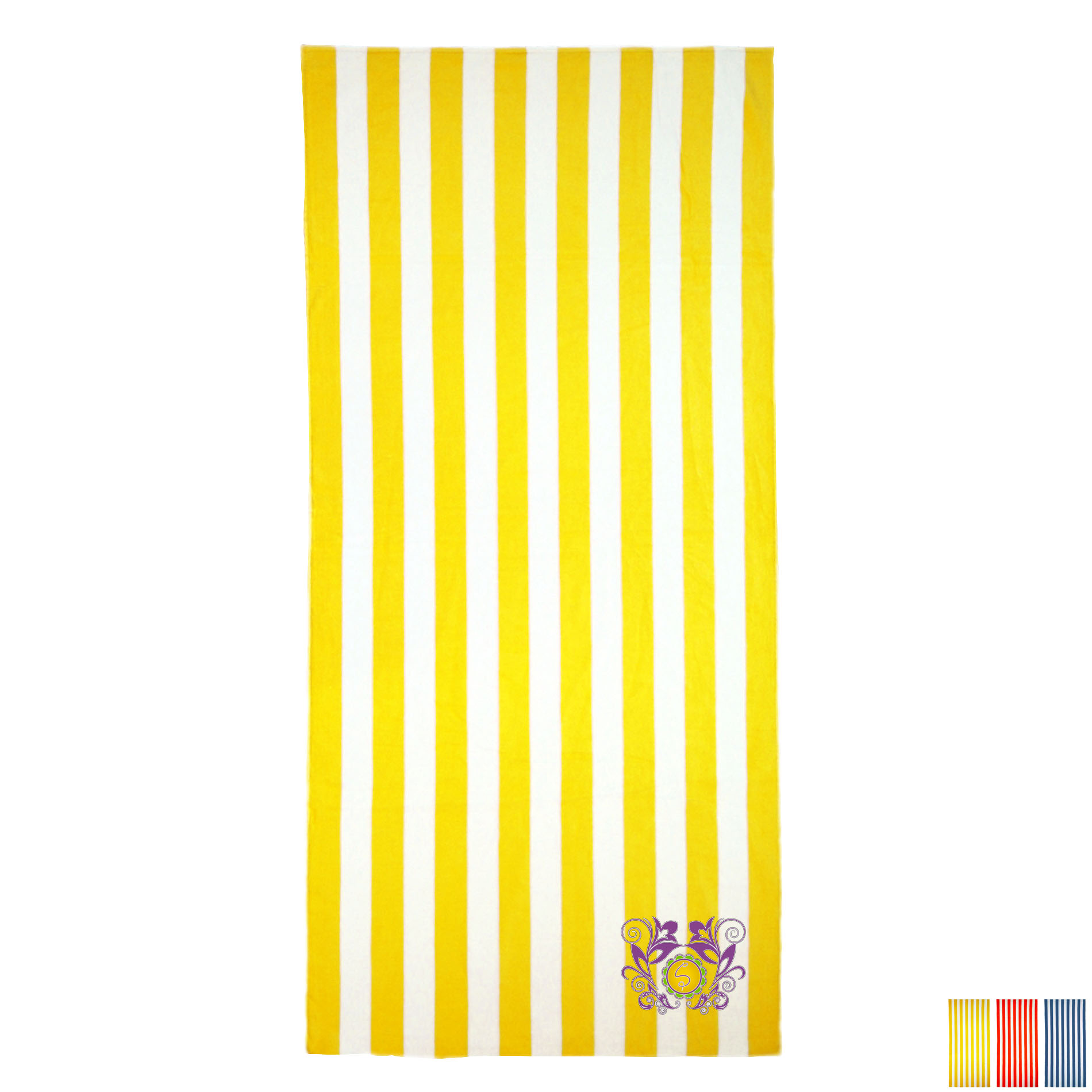 Product Photo 1 Turkish Signature Cabana Stripe Medium Weight Beach Towel, 13 lbs.