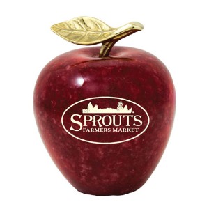 Marble Apple w/ Gold Leaf - MY2670