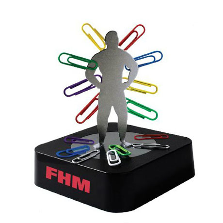 Product Photo 1 Man Silhouette Magnetic Paper Clip Holder