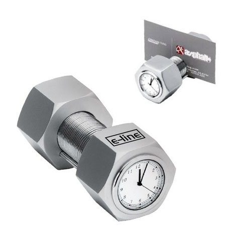 Product Photo 1 Nut & Bolt Clock w/ Card Holder