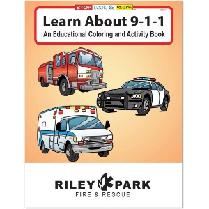 Learn About 911 Coloring & Activity Book - CLB481