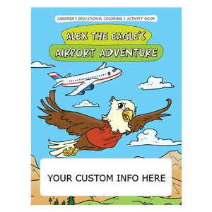 Alex the Eagle’s Airport Adventure Coloring Book - CLB895