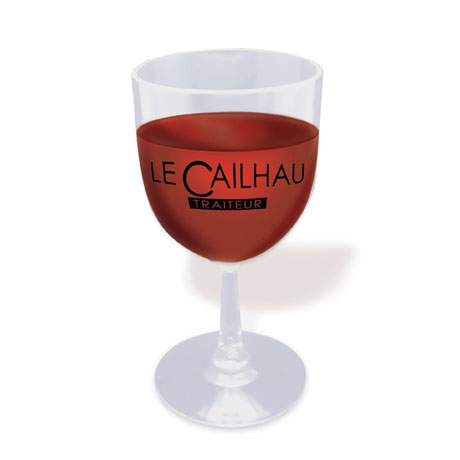 Product Photo 1 Here's-to-You Plastic Wine Glass, 6oz.