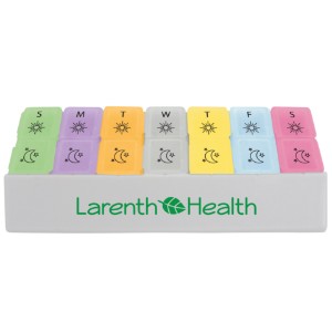 Jumbo Twice-A-Day Pill Tray, 8-3/4" - BY6105