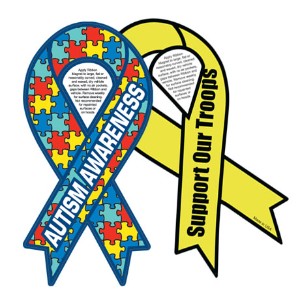 Ribbon Auto Magnets - Custom - MG4180