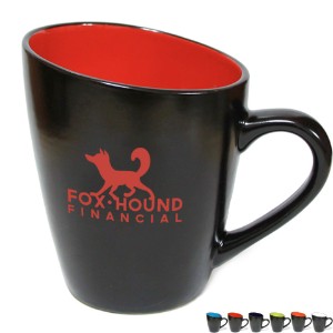 Gibraltar Angled Ceramic Mug, 12oz. - DN1195