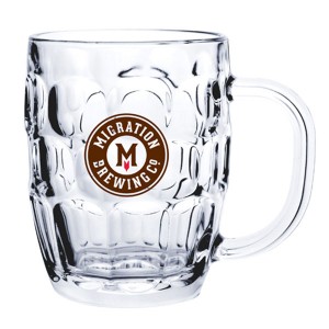 Glass Barrel Beer Mug, 20oz. - DN1225
