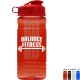 Groove Infuser Tritan™ Transparent Sports Bottle, 20oz. - Flip Top Lid