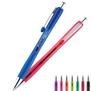 Fresno Translucent Retractable Ballpoint Pen - RT1140