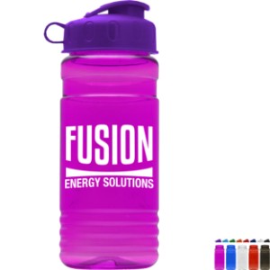 Groove Tritan™ Transparent Sports Bottle, 20oz. - Flip Top Lid - GY3028