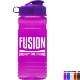 Groove Tritan™ Transparent Sports Bottle, 20oz. - Flip Top Lid
