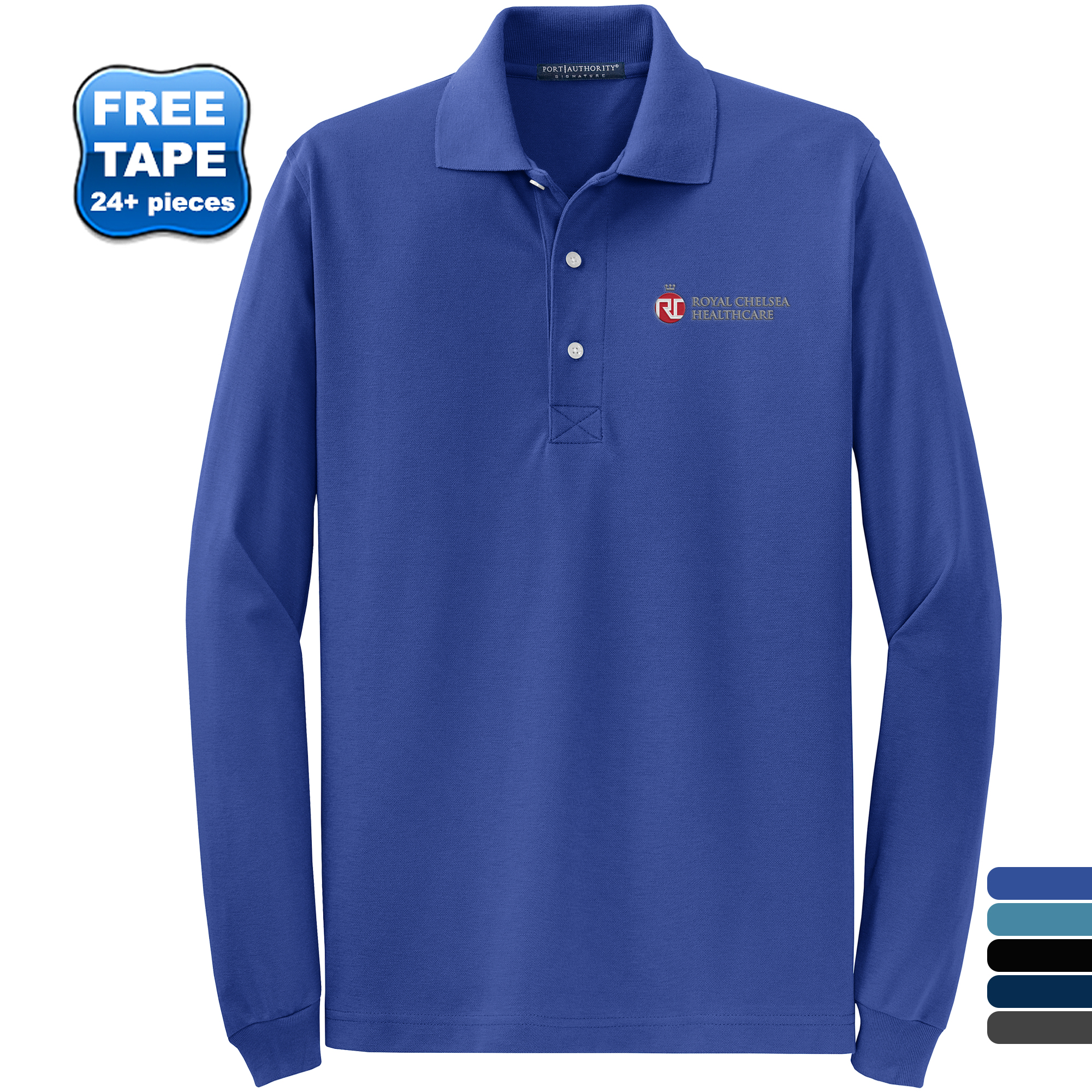 Product Photo 1 Port Authority® Rapid Dry™ Men's Long Sleeve Polo