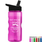 Photo 6 Finger Grip Tritan™ Translucent Bottle, 22oz. - Flip Straw Lid