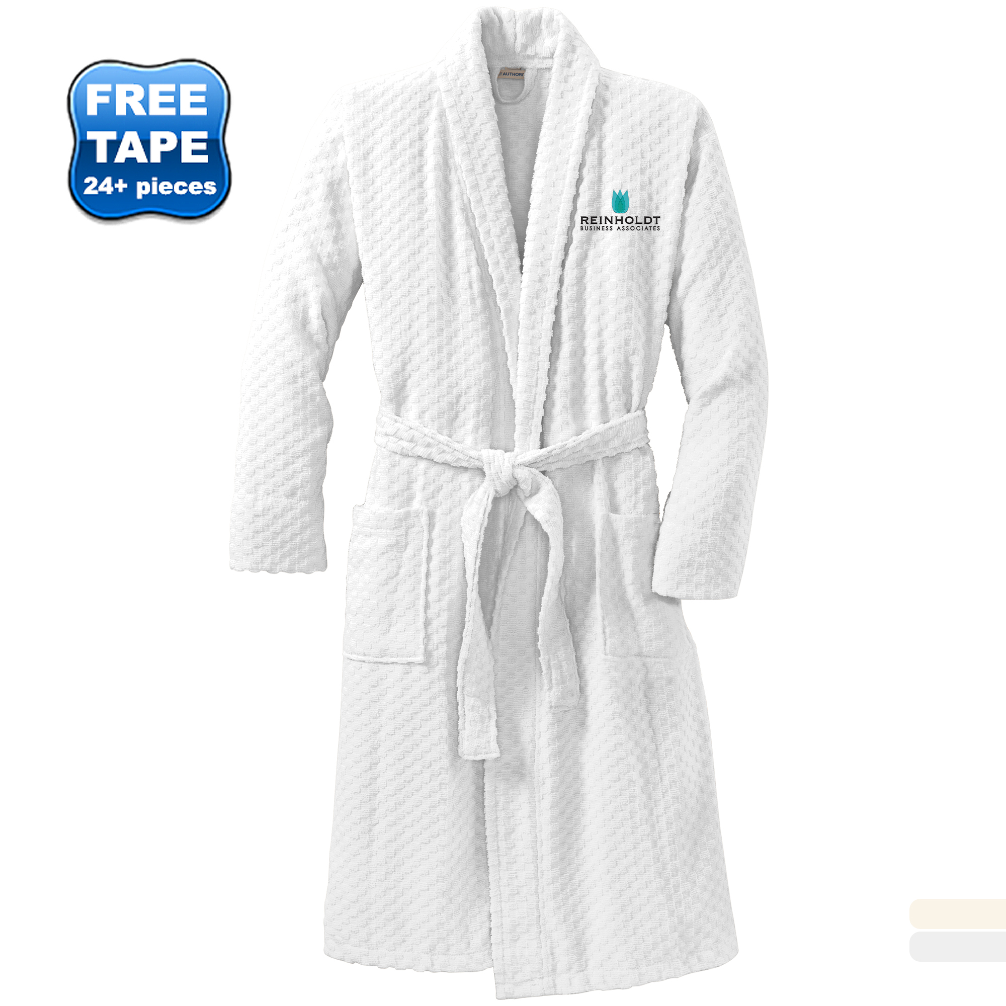 Product Photo 1 Port Authority® Checkered Terry Shawl Collar Robe