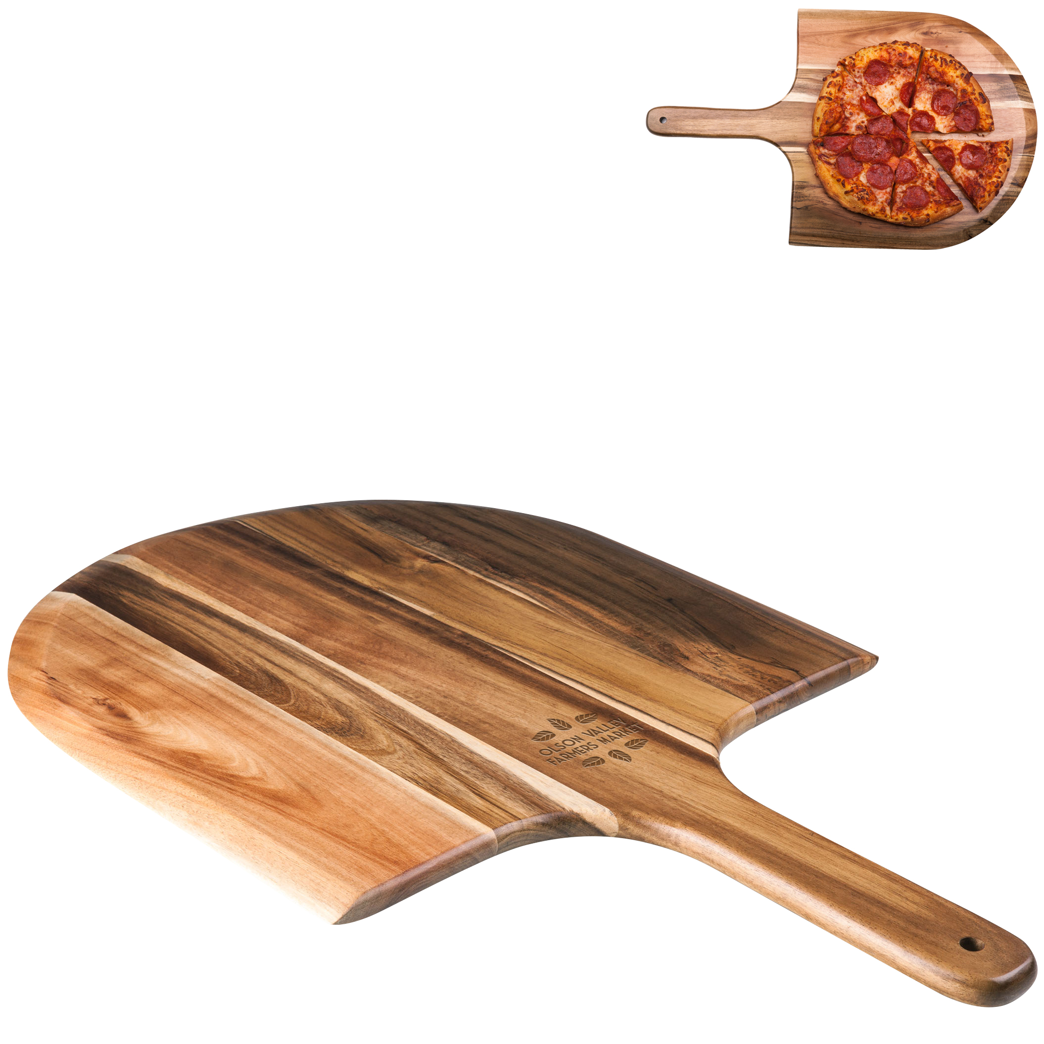 Product Photo 1 Flat Paddle Acacia Pizza Peel