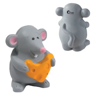 Mouse w/ Cheese Stress Reliever - AF1223