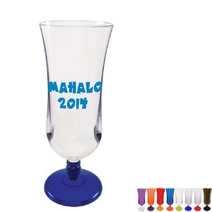 Plastic Hurricane Glass, 15oz. - HW1125