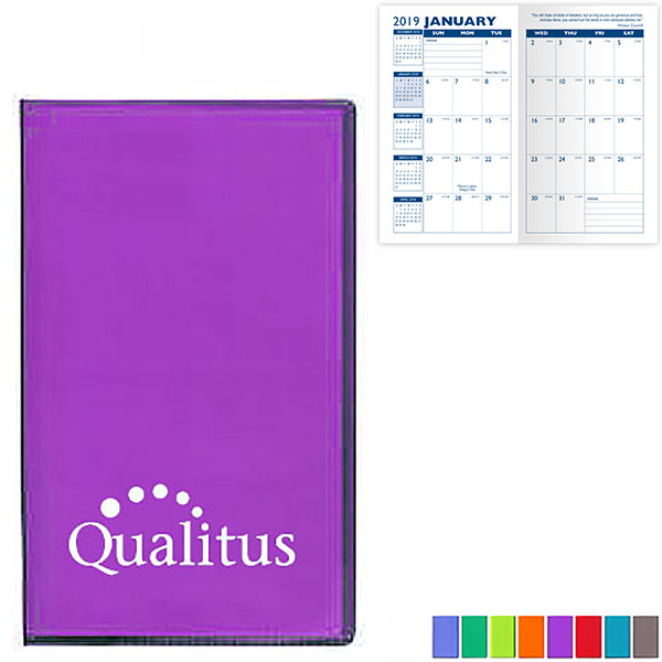 Product Photo 1 Translucent Vinyl Monthly Pocket Planner