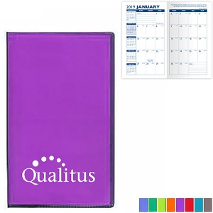 Translucent Vinyl Monthly Pocket Planner - RY1010