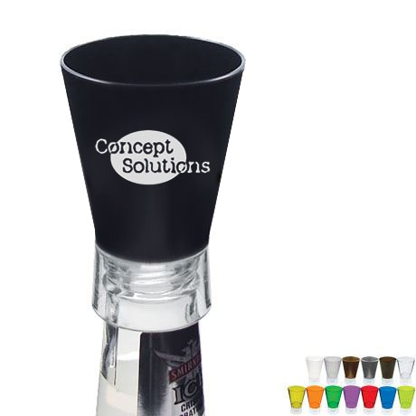 Product Photo 1 Bottle Top Plastic Shot Glass, 1.5oz.