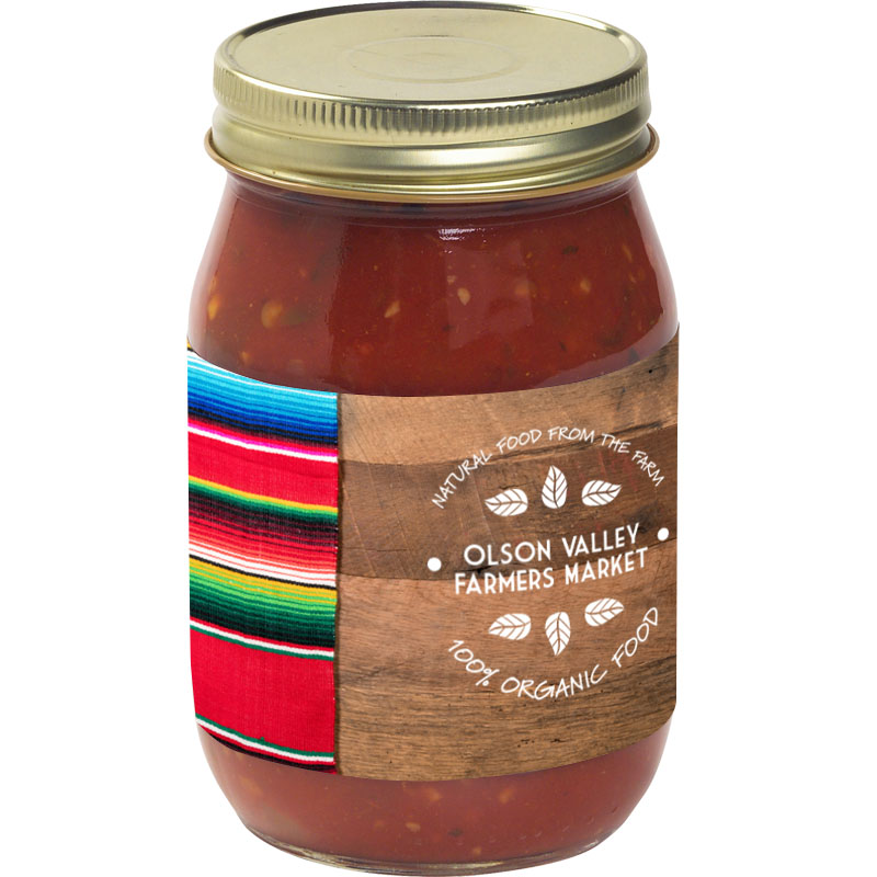 Product Photo 1 Gourmet Salsa Jar, 16oz.