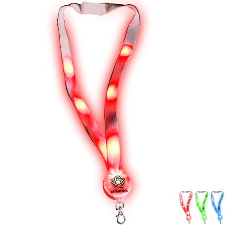 Product Photo 1 Light Up Flat Fabric Lanyard