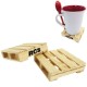 Mini Wood Pallet Coaster