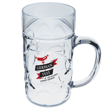 Product Photo 1 Plastic German Beer Mug, 1/2 Liter