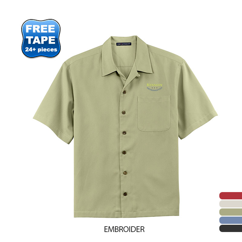 Product Photo 1 Port Authority® Easy Care Camp Men's Short Sleeve Shirt