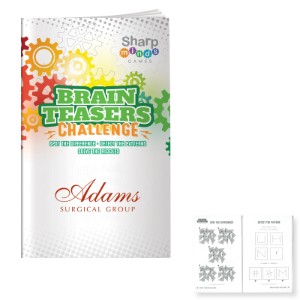 Sharp Minds Brain Teasers Challenge Book - BF4231
