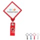 Jumbo Diamond Retractable Badgeholder, Alligator Clip