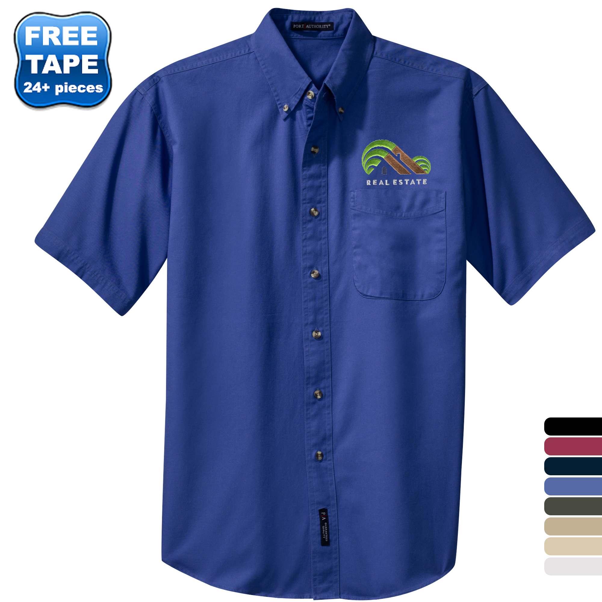 Product Photo 1 Port Authority® Cotton Twill Men's Short Sleeve Shirt