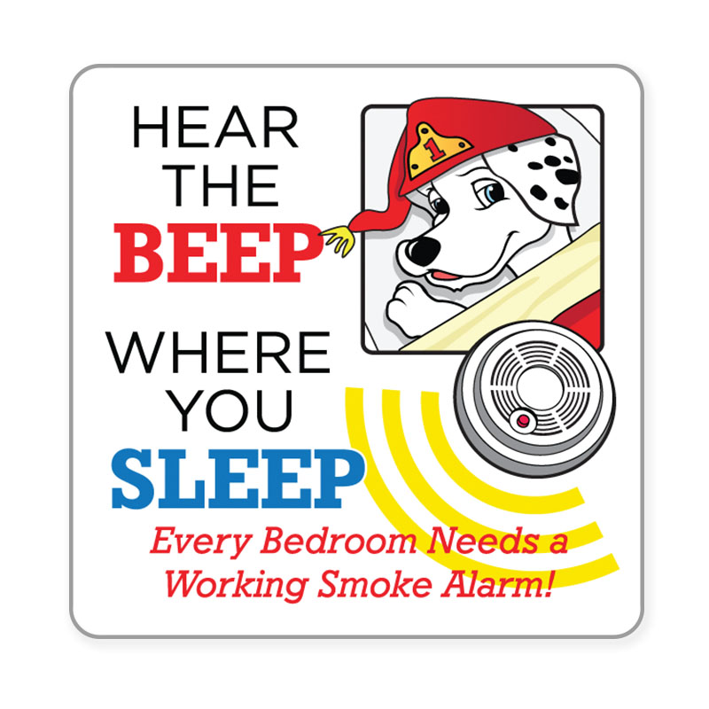 Product Photo 1 Hear the Beep Where You Sleep Sticker Roll, Stock