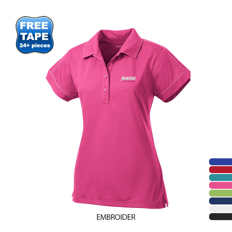 Product Photo 1 Sport-Tek® Contrast Stitch Micropique Sport-Wick® Ladies' Polo