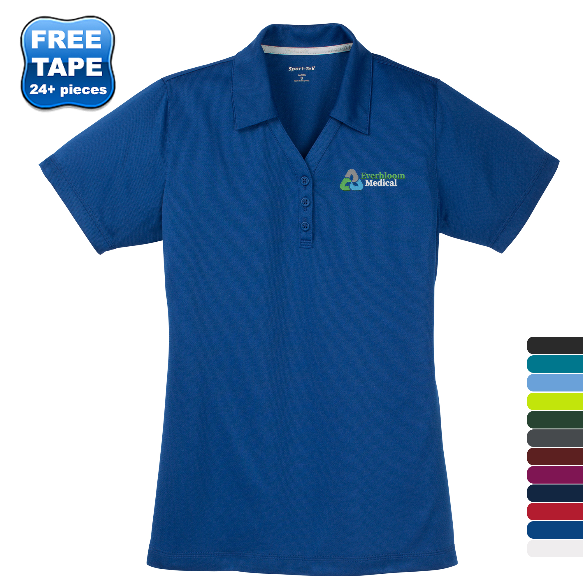 Product Photo 1 Sport-Tek® PosiCharge™ Micro-Mesh Ladies' Performance Polo