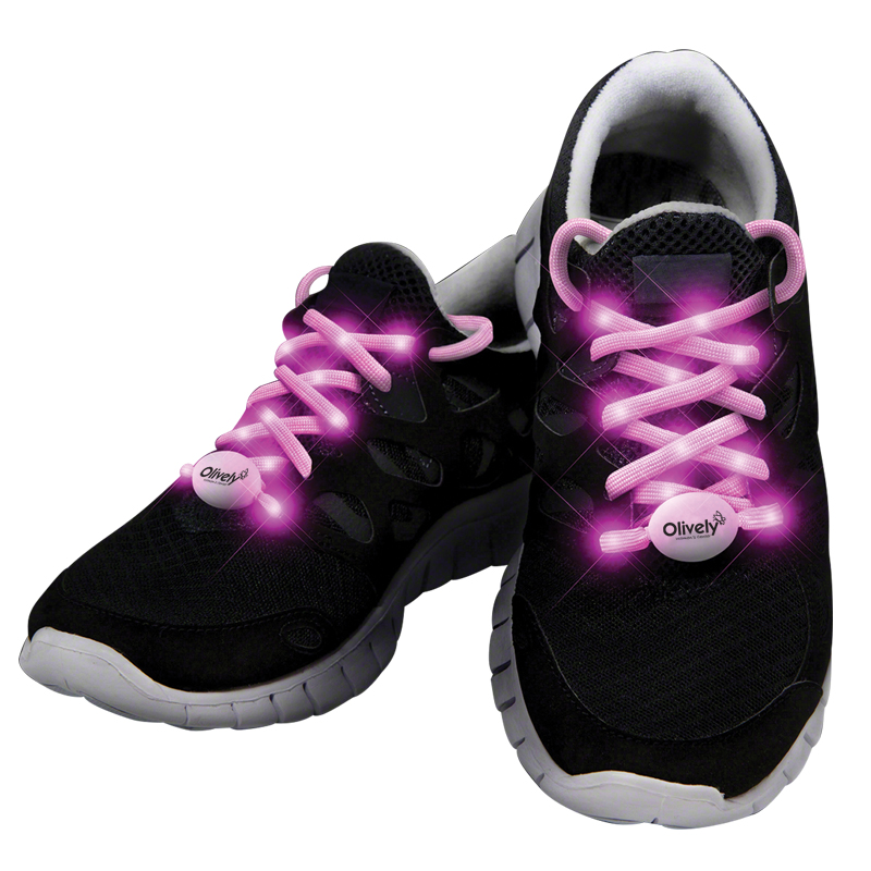 Product Photo 1 Pink LED Shoelaces